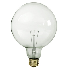 G125  globe  incandescent bulbs