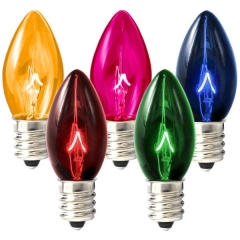 C7 color christmas light bulb